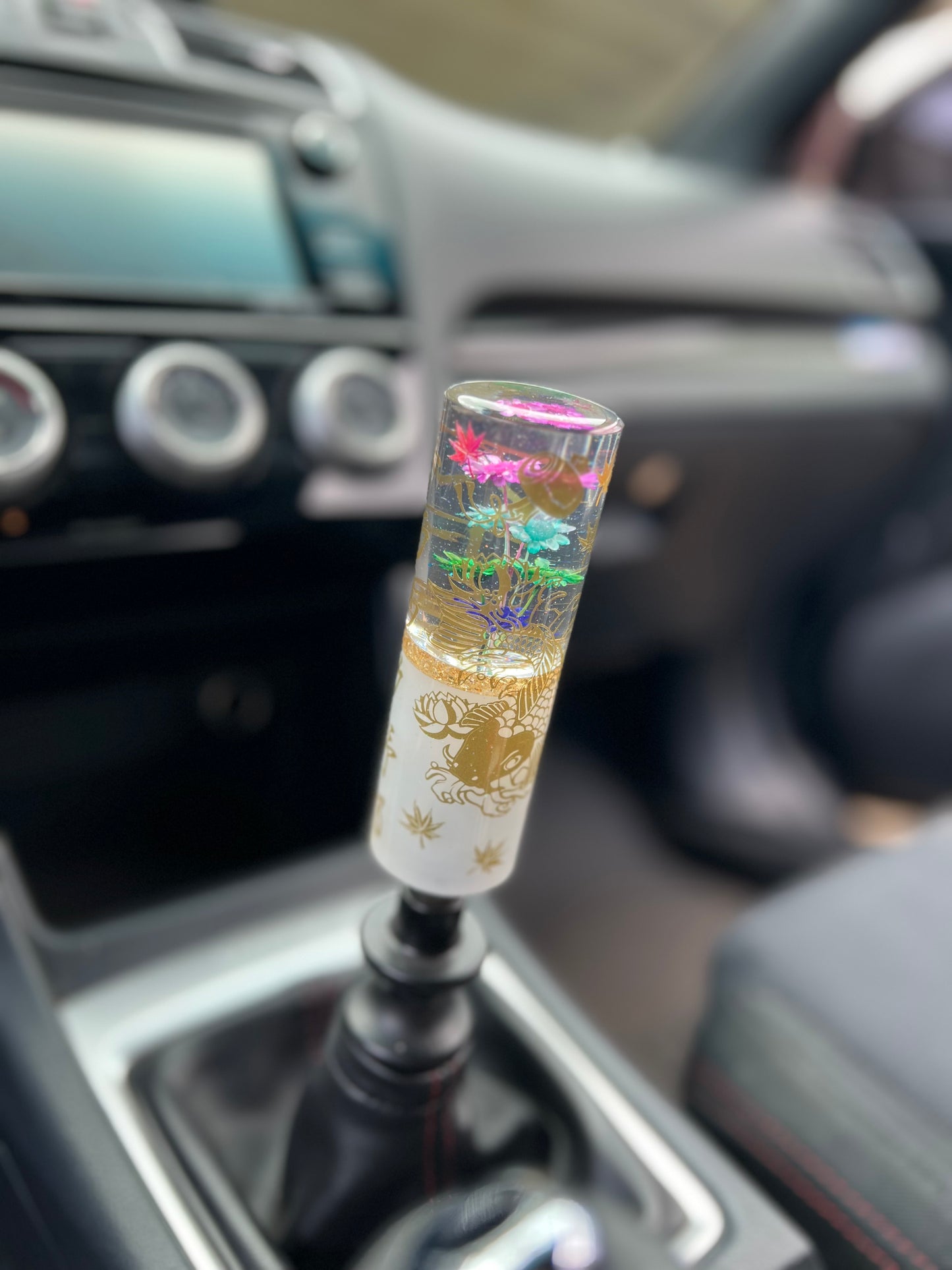 Golden Koi Underwater Shift Knob