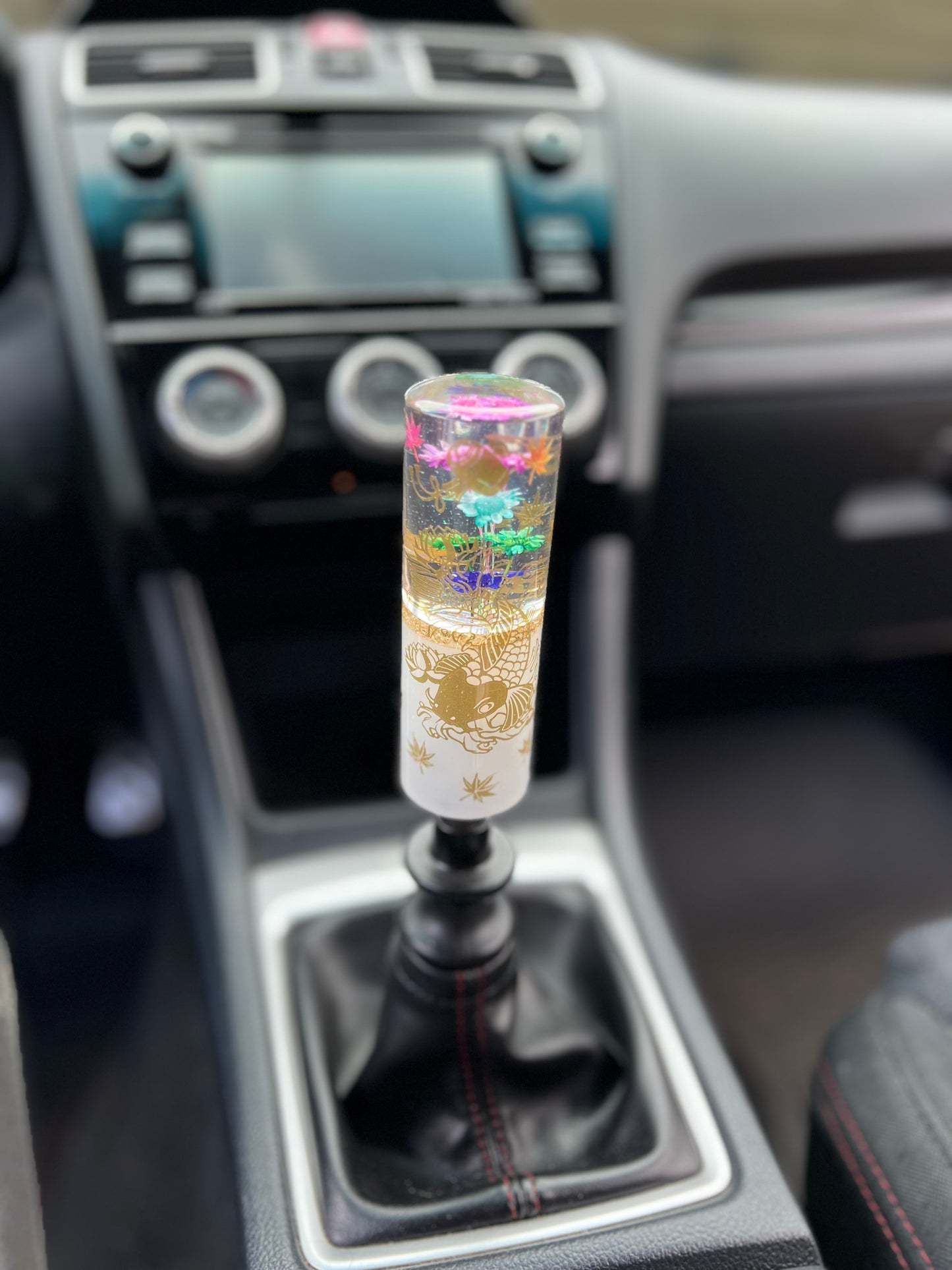 Golden Koi Underwater Shift Knob