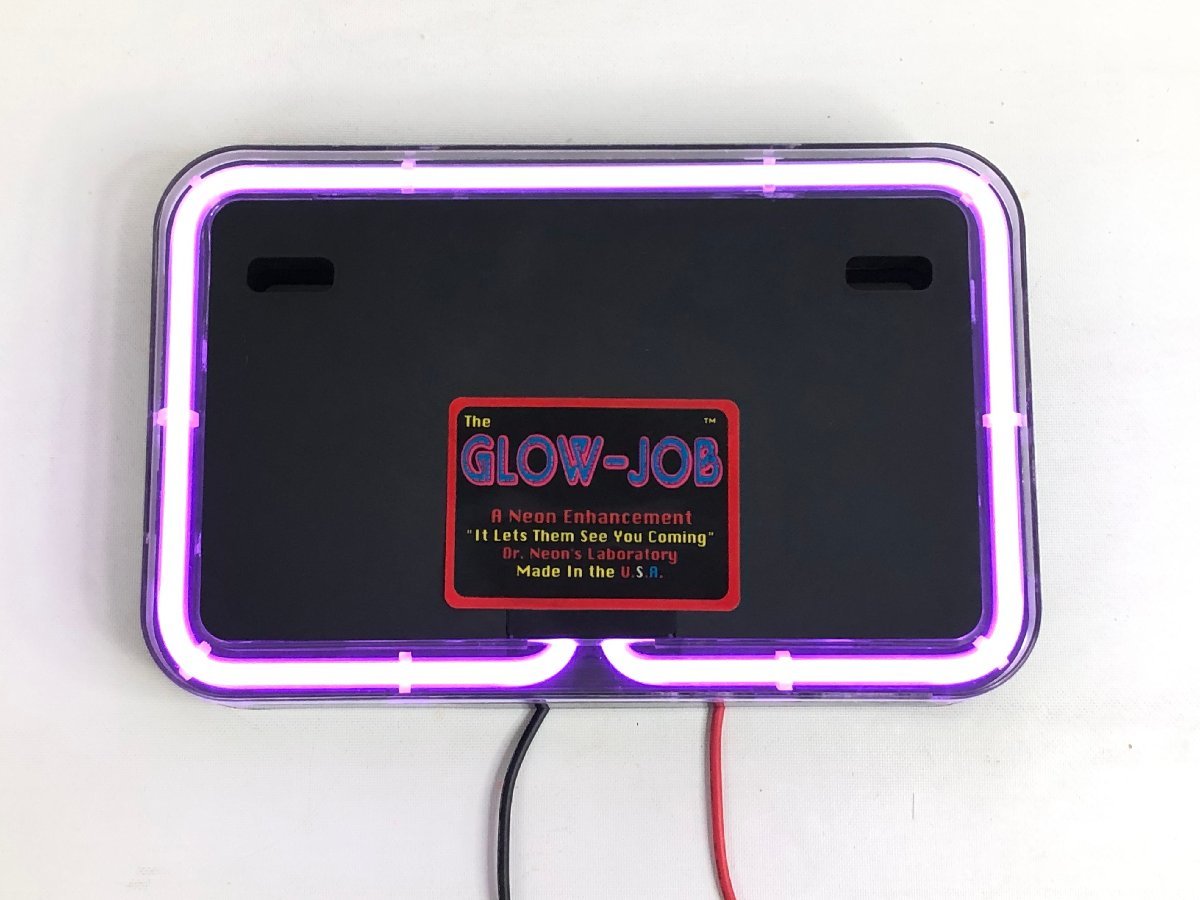 Glow Job License Plate